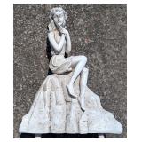 18" Curious Maiden PVC Statue