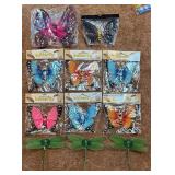 Lot Of Decorated Nylon Butterfly