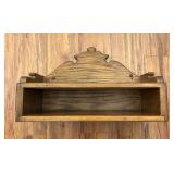 Solid Wood Hanging Shelf & Letter Holder