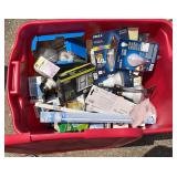 Box of Variety of light bulbs