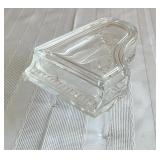 Clear Glass Piano Trinket Box