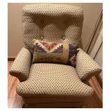 Nice Reupholstered Recliner w/ Pillow