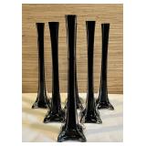 *AAC Handcrafted Eiffel Tower Glass Vases (6)