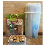 Lot of Wrapping Paper, Ribbons, & Gift Bags