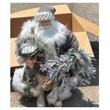 Beautiful Gray/White Santa