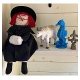 Rag Doll, Seahorse, Goat