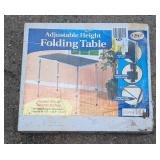 *New in Box* 19" x 46" Folding Table