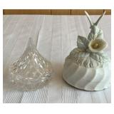 Crystal Teardrop Trinket Box,Hummingbird Music Box