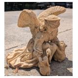 14" Angel w/Woodland Animals Statue