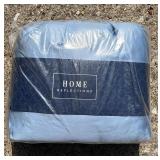 New Queen Blue Set of Sheet