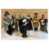 7 Village Carolers Figurines