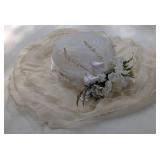 Beautiful Vintage White Ladies Hat