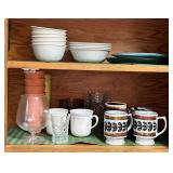 Cabinet of Cups, Coffee Cups, Bowls
