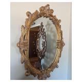 Ornate Oval Rococo Gold Mirror 31" x 44"