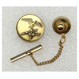 Vintage Tie Tack w/ Bird on a Weather Vane