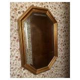 Vintage 34" Gold Mirror