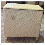 Vintage Hollywood Regency Style Laundry Hamper