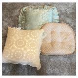 3 Throw Pillows