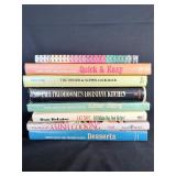 Lot of 8 Cookbooks