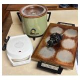 Crockpot, Oster Waffle Maker, Presto Flat Grill
