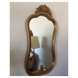 Wooden Baroque or Rococo Style Wall Mirror