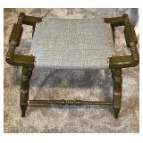 Vintage Hitchcock Style Vanity Bench