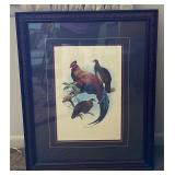 lithograph print "Gallus Lafayettii" , Junglefowl