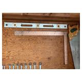 Hand Saw, L-Measure, Level