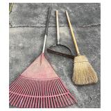 Rack. Broom. Corn Stalk Rack
