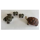 Garden Resin Frogs & Turtle