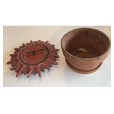 Terracotta Pot & Temperature Gauge