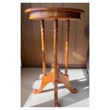 Vintage Thomas Pacconi Round Wooden Table