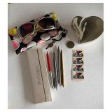 Heart Trinket Box, Sunglasses, Pens