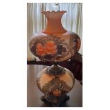 Vintage "Gone With the Wind" Hurricane Parlor Lamp
