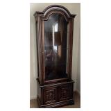 Traditional Wooden Curio Cabinet 2/ Glass Shelves