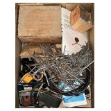 Box of Nails, Tools, etc