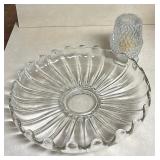 Clear Glass Condiments Tray, Fairy Light