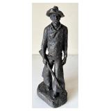 VTG " SADDLE TRAMP" Cowboy Statue