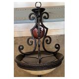 Maxim Manor 3-Light Oil Rubbed Bronze Invert Bowl