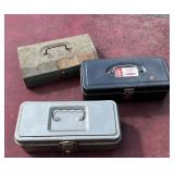 3 Small Tool Boxes