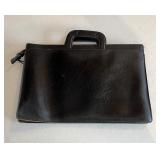 Black Leather Computer Case
