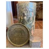 VTG J.L. Clark Wastebasket/Umbrella Stand & Misc.