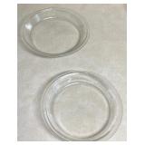 2 Pyrex Pie Dishes