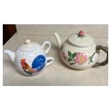 VTG Franciscan Teapot & Rooster Teapot