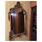 Ornate Gilt Mirror 28" x 51"