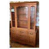 Vintage French Provincial China Cabinet