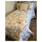 Twin Floral Comforter,Sham,Case,Skirt,Sheets