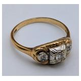 14K Gold & Diamond Ring