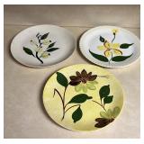 Blue Ridge Floral Plates
