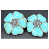Vintage Sterling Silver w/ Turquoise Studs